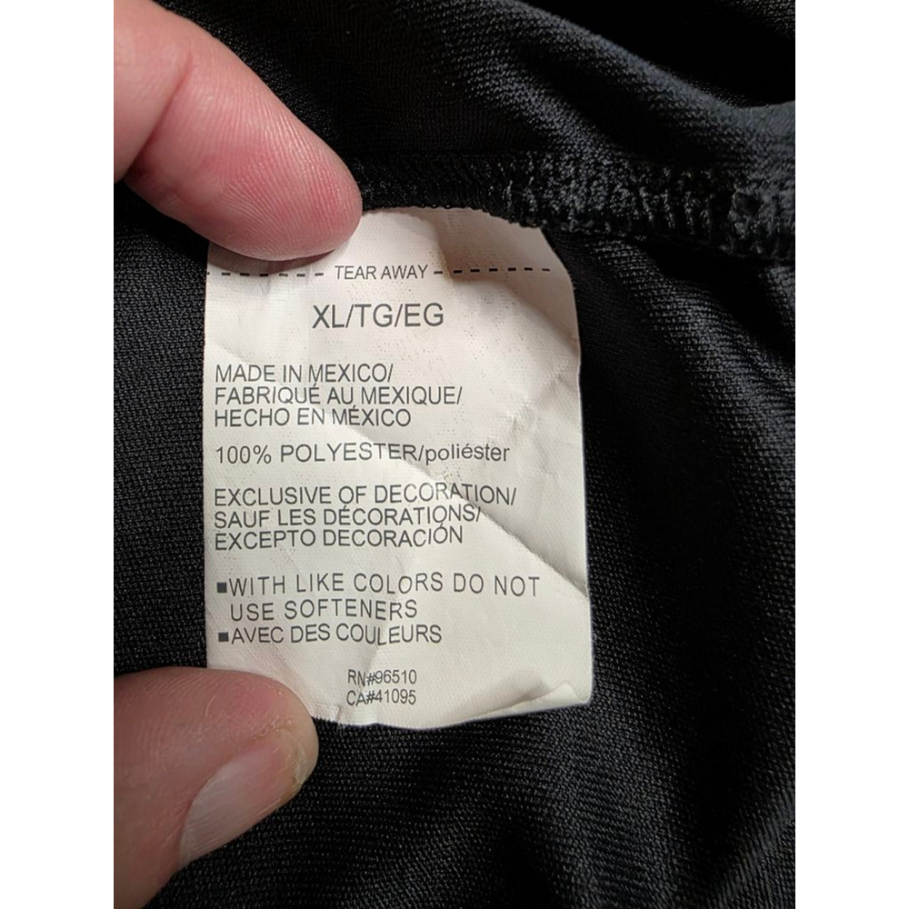 Men's Under Armour Black Gray Long Sleeve Tee XL - Picture 5 of 5